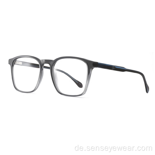 Quadratische Brille Rahmen Öko -Acetat optische Rahmenbrille